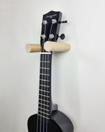Load image into Gallery viewer, Floating Ukulele Holder Oak Wall Mount / minimalist simple guitar rack
