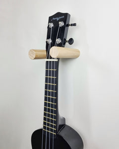Floating Ukulele Holder Oak Wall Mount / minimalist simple guitar rack