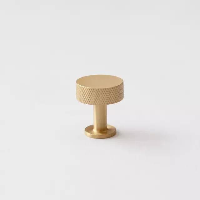 Solid Brass knurled Luxury Furniture Handle / Draw pull / Cupboard Handle