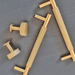 Load image into Gallery viewer, Luxury Knurled Solid Brass Handles
