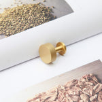 Load image into Gallery viewer, Solid Brass knurled Luxury Furniture Handle / Draw pull / Cupboard Handle
