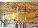 Load image into Gallery viewer, Oak and Leather Surfboard Rack.
