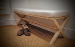 Load image into Gallery viewer, Stool / Seat / Ottoman / Bench seat / Oak
