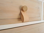 Load image into Gallery viewer, Leather Furniture Handle Draw pull
