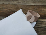 Load image into Gallery viewer, Napkin rings, leather, handmade table dressing.
