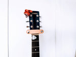 Load image into Gallery viewer, Oak &amp; Leather Guitar Holder Wall Mount.
