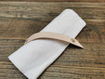 Load image into Gallery viewer, Table decoration Leather Napkin rings with snap fastener. Thanks giving table dressing.
