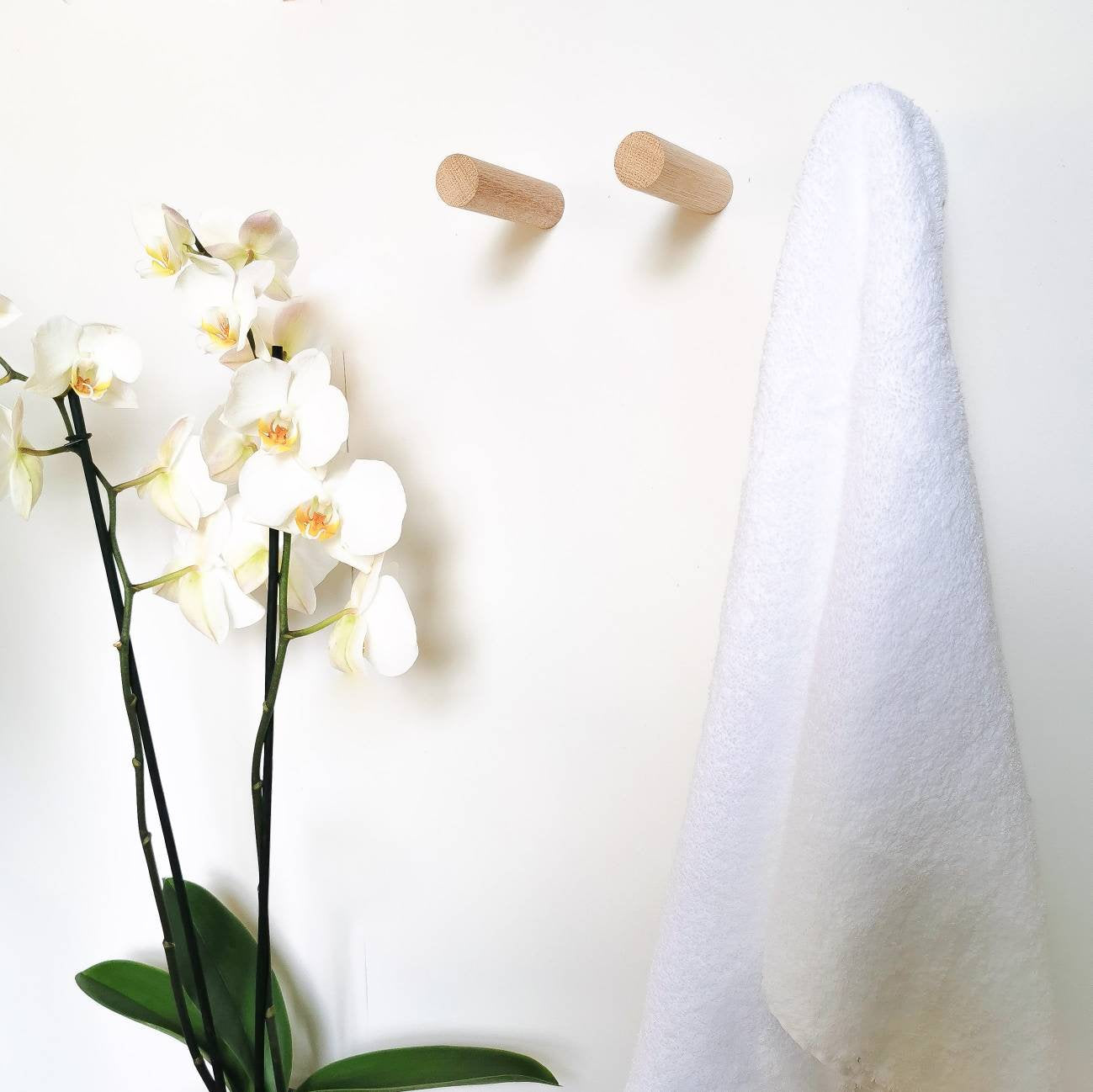 Oak Wall Hook Coat Hook Towel Hook – New England Designs