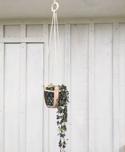 Leather Plant Hanger Boho Style Cradle