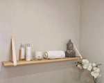 Load image into Gallery viewer, Shelf Straps Natural Leather |  Floating Shelf Straps

