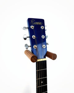 WALNUT Floating Guitar Holder Wall Mount / minimalist simple guitar rack