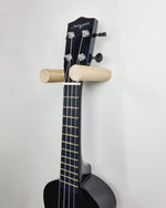 Load image into Gallery viewer, Oak Floating Ukulele Holder Wall Mount / minimalist simple Ukulele / Guitar rack
