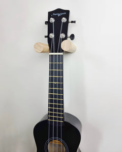 Oak Floating Ukulele Holder Wall Mount / minimalist simple Ukulele / Guitar rack